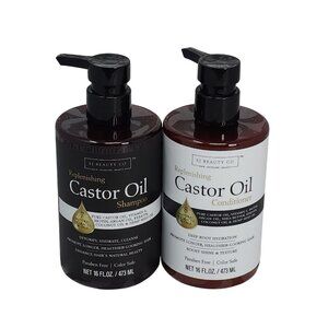 Beauty Untouched Replenishing Castor Oil Shampoo and Conditioner 16 oz. each